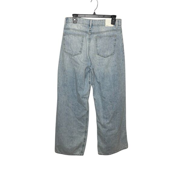 Forever 21  Wide Leg High Rise Light Wash Jeans Womens Size 29 NWT New - Picture 7 of 8